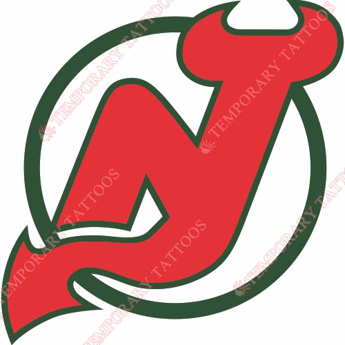 New Jersey Devils Customize Temporary Tattoos Stickers NO.224